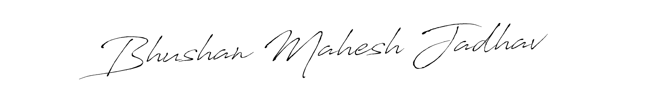 Make a beautiful signature design for name Bhushan Mahesh Jadhav. Use this online signature maker to create a handwritten signature for free. Bhushan Mahesh Jadhav signature style 6 images and pictures png