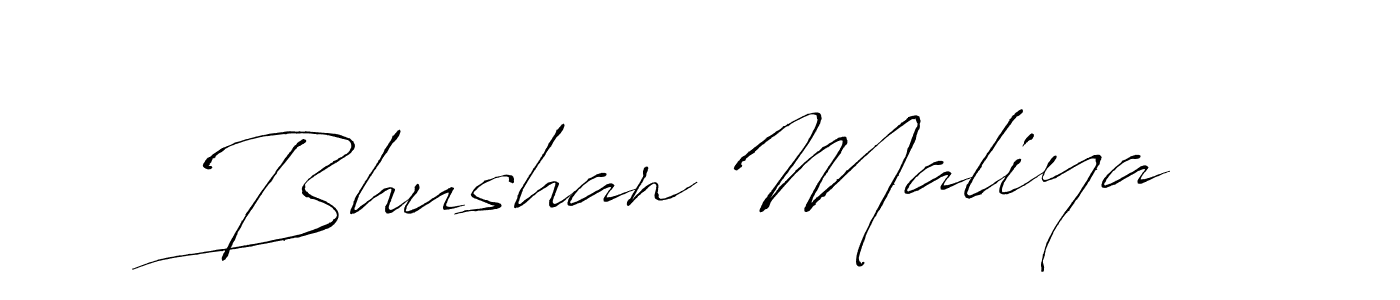 You should practise on your own different ways (Antro_Vectra) to write your name (Bhushan Maliya) in signature. don't let someone else do it for you. Bhushan Maliya signature style 6 images and pictures png