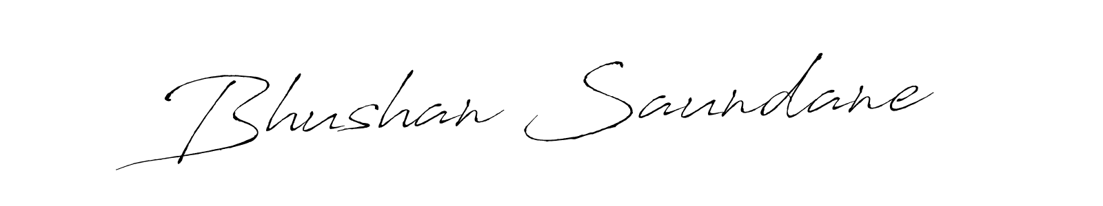 Bhushan Saundane stylish signature style. Best Handwritten Sign (Antro_Vectra) for my name. Handwritten Signature Collection Ideas for my name Bhushan Saundane. Bhushan Saundane signature style 6 images and pictures png