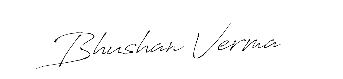 Make a beautiful signature design for name Bhushan Verma. Use this online signature maker to create a handwritten signature for free. Bhushan Verma signature style 6 images and pictures png