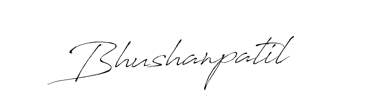 Also we have Bhushanpatil name is the best signature style. Create professional handwritten signature collection using Antro_Vectra autograph style. Bhushanpatil signature style 6 images and pictures png