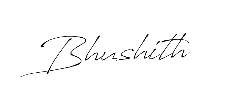 Design your own signature with our free online signature maker. With this signature software, you can create a handwritten (Antro_Vectra) signature for name Bhushith. Bhushith signature style 6 images and pictures png