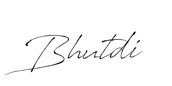 Also You can easily find your signature by using the search form. We will create Bhutdi name handwritten signature images for you free of cost using Antro_Vectra sign style. Bhutdi signature style 6 images and pictures png