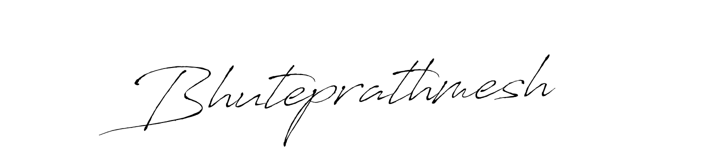 Make a beautiful signature design for name Bhuteprathmesh. With this signature (Antro_Vectra) style, you can create a handwritten signature for free. Bhuteprathmesh signature style 6 images and pictures png