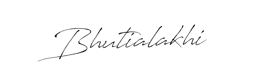 Create a beautiful signature design for name Bhutialakhi. With this signature (Antro_Vectra) fonts, you can make a handwritten signature for free. Bhutialakhi signature style 6 images and pictures png