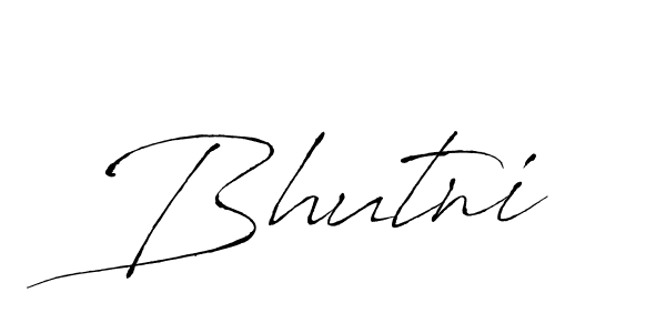 You should practise on your own different ways (Antro_Vectra) to write your name (Bhutni) in signature. don't let someone else do it for you. Bhutni signature style 6 images and pictures png