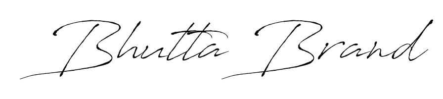 Get inspired by this graceful Antro_Vectra signature style for name Bhutta Brand. Smooth loops and balanced proportions for everyday use. Bhutta Brand signature style 6 images and pictures png