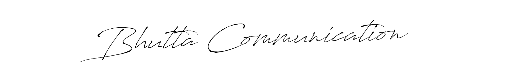 Also You can easily find your signature by using the search form. We will create Bhutta Communication name handwritten signature images for you free of cost using Antro_Vectra sign style. Bhutta Communication signature style 6 images and pictures png