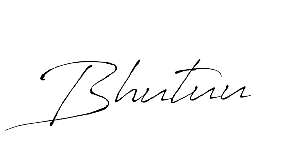 Create a beautiful signature design for name Bhutuu. With this signature (Antro_Vectra) fonts, you can make a handwritten signature for free. Bhutuu signature style 6 images and pictures png