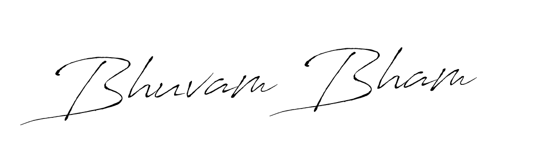 How to make Bhuvam Bham signature? Antro_Vectra is a professional autograph style. Create handwritten signature for Bhuvam Bham name. Bhuvam Bham signature style 6 images and pictures png