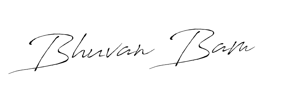 Make a beautiful signature design for name Bhuvan Bam. With this signature (Antro_Vectra) style, you can create a handwritten signature for free. Bhuvan Bam signature style 6 images and pictures png