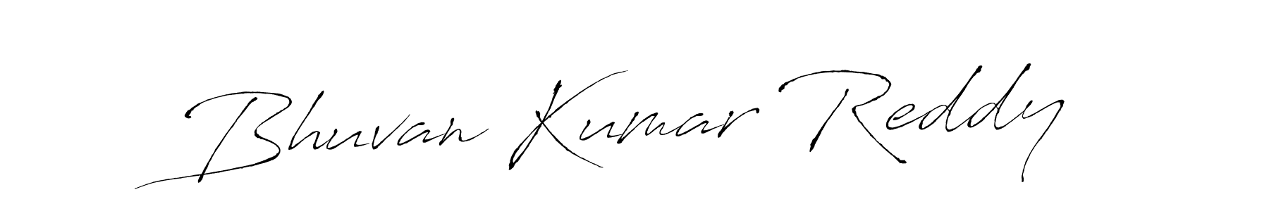 Make a beautiful signature design for name Bhuvan Kumar Reddy. With this signature (Antro_Vectra) style, you can create a handwritten signature for free. Bhuvan Kumar Reddy signature style 6 images and pictures png