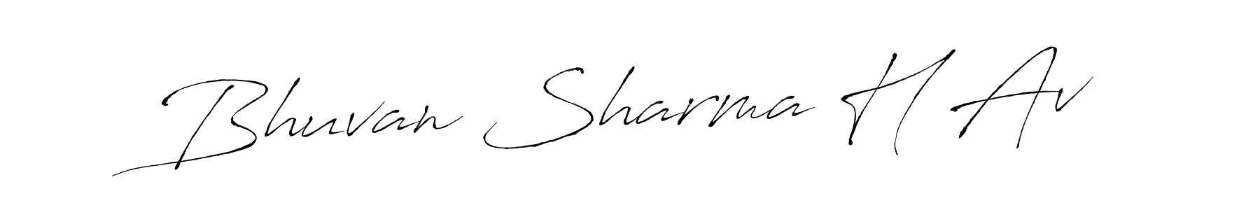 Once you've used our free online signature maker to create your best signature Antro_Vectra style, it's time to enjoy all of the benefits that Bhuvan Sharma H Av name signing documents. Bhuvan Sharma H Av signature style 6 images and pictures png