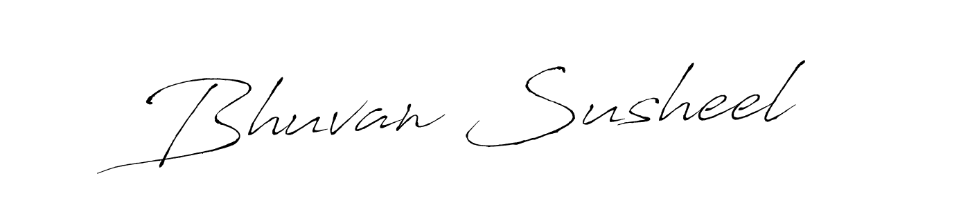 You should practise on your own different ways (Antro_Vectra) to write your name (Bhuvan Susheel) in signature. don't let someone else do it for you. Bhuvan Susheel signature style 6 images and pictures png