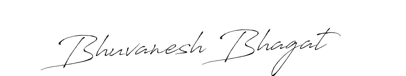 How to make Bhuvanesh Bhagat name signature. Use Antro_Vectra style for creating short signs online. This is the latest handwritten sign. Bhuvanesh Bhagat signature style 6 images and pictures png