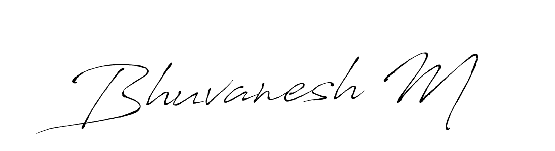 The best way (Antro_Vectra) to make a short signature is to pick only two or three words in your name. The name Bhuvanesh M include a total of six letters. For converting this name. Bhuvanesh M signature style 6 images and pictures png