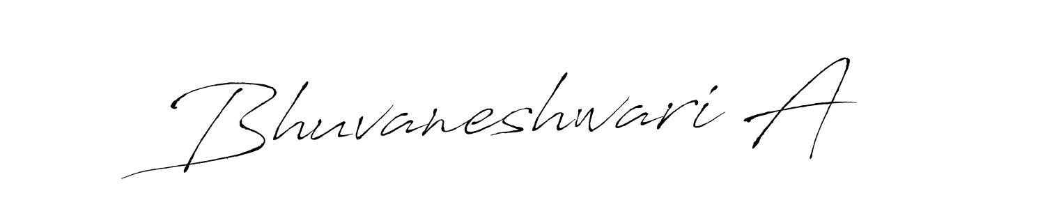 Bhuvaneshwari A stylish signature style. Best Handwritten Sign (Antro_Vectra) for my name. Handwritten Signature Collection Ideas for my name Bhuvaneshwari A. Bhuvaneshwari A signature style 6 images and pictures png