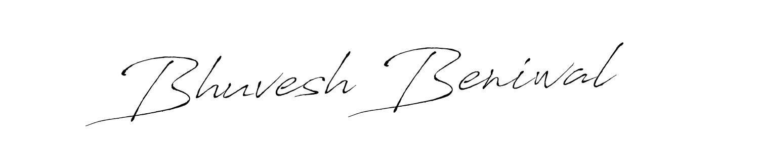 Bhuvesh Beniwal stylish signature style. Best Handwritten Sign (Antro_Vectra) for my name. Handwritten Signature Collection Ideas for my name Bhuvesh Beniwal. Bhuvesh Beniwal signature style 6 images and pictures png