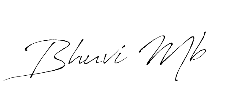 How to make Bhuvi Mb name signature. Use Antro_Vectra style for creating short signs online. This is the latest handwritten sign. Bhuvi Mb signature style 6 images and pictures png