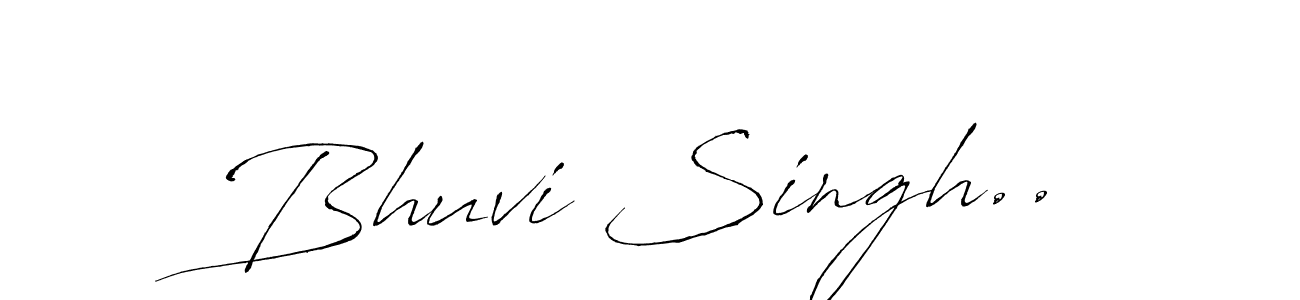 Use a signature maker to create a handwritten signature online. With this signature software, you can design (Antro_Vectra) your own signature for name Bhuvi Singh... Bhuvi Singh.. signature style 6 images and pictures png