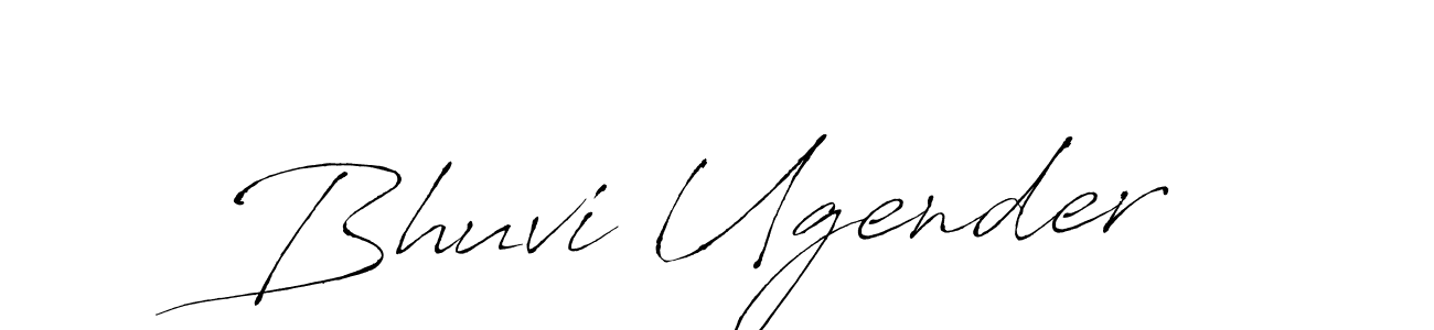 You should practise on your own different ways (Antro_Vectra) to write your name (Bhuvi Ugender) in signature. don't let someone else do it for you. Bhuvi Ugender signature style 6 images and pictures png