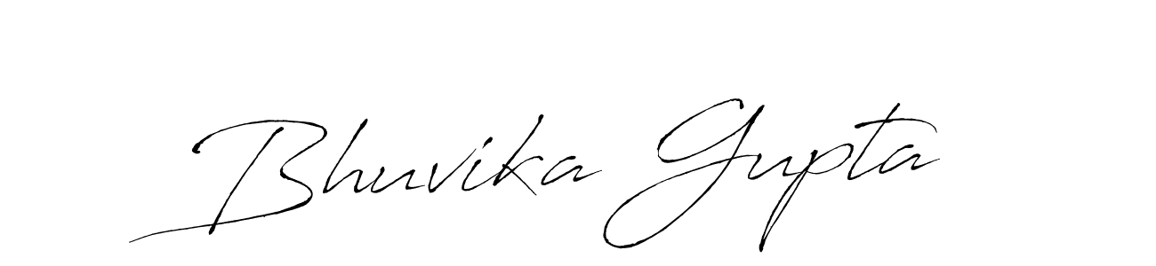 Make a beautiful signature design for name Bhuvika Gupta. With this signature (Antro_Vectra) style, you can create a handwritten signature for free. Bhuvika Gupta signature style 6 images and pictures png