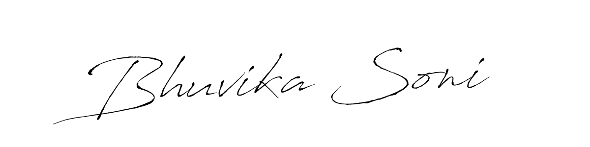 Bhuvika Soni stylish signature style. Best Handwritten Sign (Antro_Vectra) for my name. Handwritten Signature Collection Ideas for my name Bhuvika Soni. Bhuvika Soni signature style 6 images and pictures png
