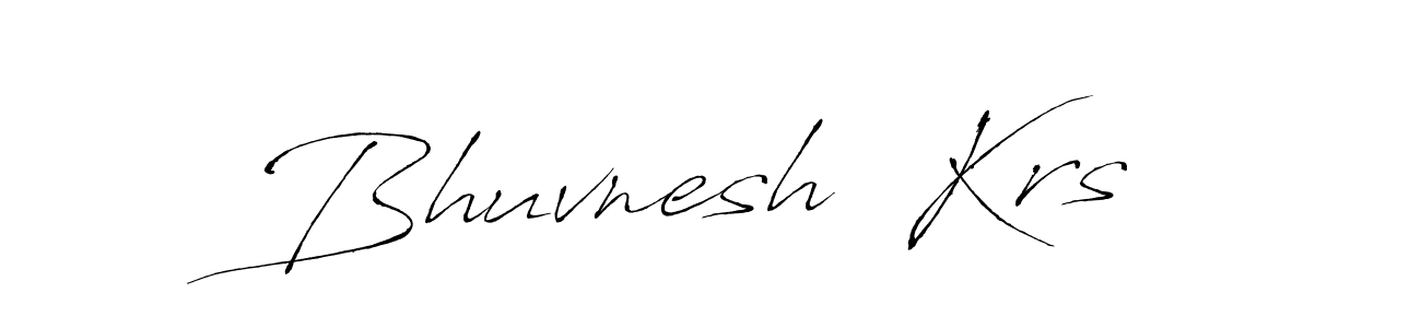 Antro_Vectra is a professional signature style that is perfect for those who want to add a touch of class to their signature. It is also a great choice for those who want to make their signature more unique. Get Bhuvnesh  Krs name to fancy signature for free. Bhuvnesh  Krs signature style 6 images and pictures png