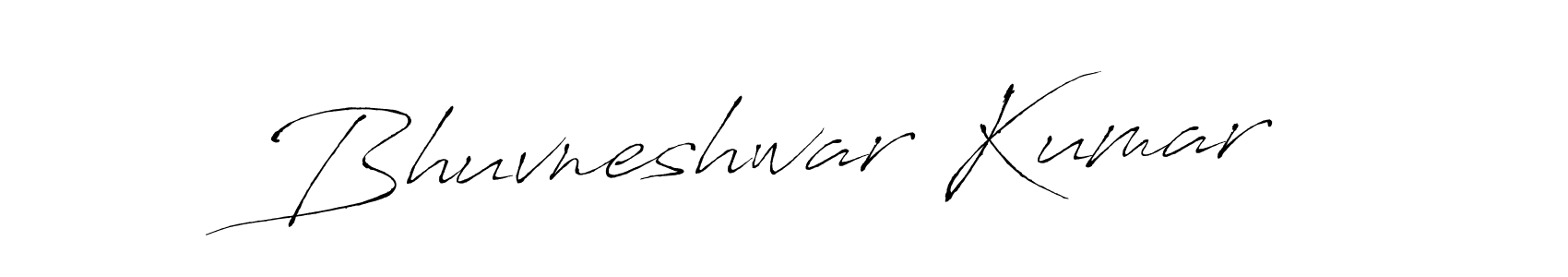 Create a beautiful signature design for name Bhuvneshwar Kumar. With this signature (Antro_Vectra) fonts, you can make a handwritten signature for free. Bhuvneshwar Kumar signature style 6 images and pictures png