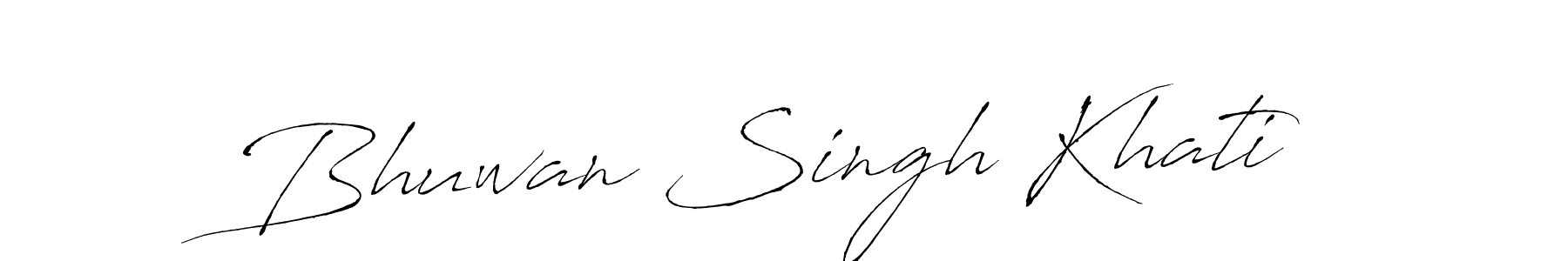 Bhuwan Singh Khati stylish signature style. Best Handwritten Sign (Antro_Vectra) for my name. Handwritten Signature Collection Ideas for my name Bhuwan Singh Khati. Bhuwan Singh Khati signature style 6 images and pictures png