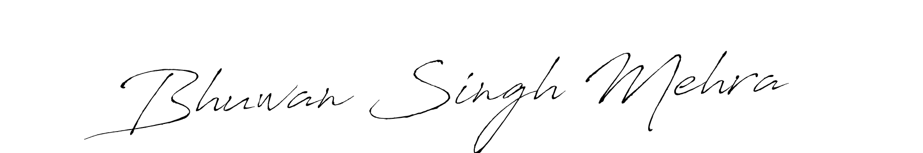 Antro_Vectra is a professional signature style that is perfect for those who want to add a touch of class to their signature. It is also a great choice for those who want to make their signature more unique. Get Bhuwan Singh Mehra name to fancy signature for free. Bhuwan Singh Mehra signature style 6 images and pictures png