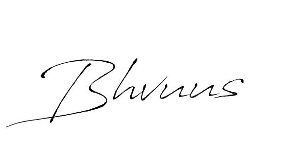 How to make Bhvuus signature? Antro_Vectra is a professional autograph style. Create handwritten signature for Bhvuus name. Bhvuus signature style 6 images and pictures png