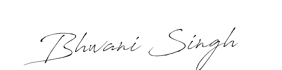 How to make Bhwani Singh name signature. Use Antro_Vectra style for creating short signs online. This is the latest handwritten sign. Bhwani Singh signature style 6 images and pictures png