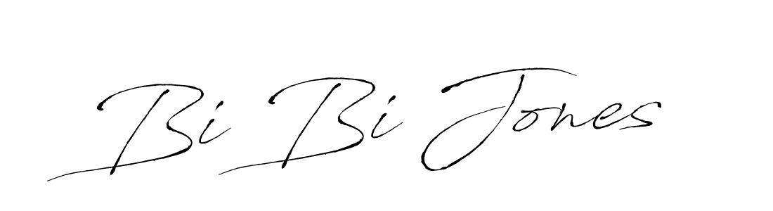 Bi Bi Jones stylish signature style. Best Handwritten Sign (Antro_Vectra) for my name. Handwritten Signature Collection Ideas for my name Bi Bi Jones. Bi Bi Jones signature style 6 images and pictures png