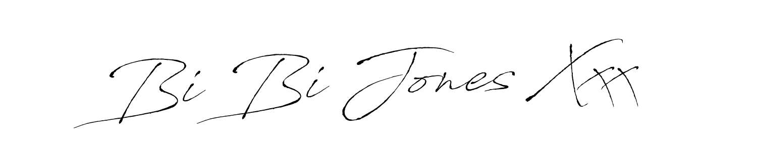 Bi Bi Jones Xxx stylish signature style. Best Handwritten Sign (Antro_Vectra) for my name. Handwritten Signature Collection Ideas for my name Bi Bi Jones Xxx. Bi Bi Jones Xxx signature style 6 images and pictures png