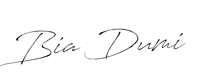 Use a signature maker to create a handwritten signature online. With this signature software, you can design (Antro_Vectra) your own signature for name Bia Dumi. Bia Dumi signature style 6 images and pictures png