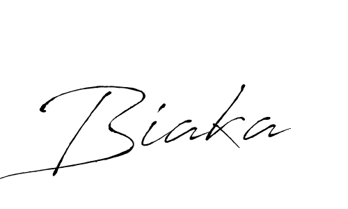 You should practise on your own different ways (Antro_Vectra) to write your name (Biaka) in signature. don't let someone else do it for you. Biaka signature style 6 images and pictures png