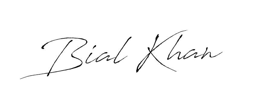 How to make Bial Khan name signature. Use Antro_Vectra style for creating short signs online. This is the latest handwritten sign. Bial Khan signature style 6 images and pictures png