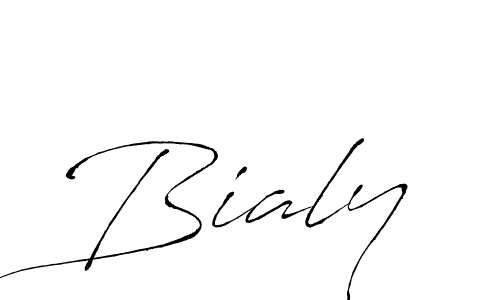 Make a beautiful signature design for name Bialy. With this signature (Antro_Vectra) style, you can create a handwritten signature for free. Bialy signature style 6 images and pictures png