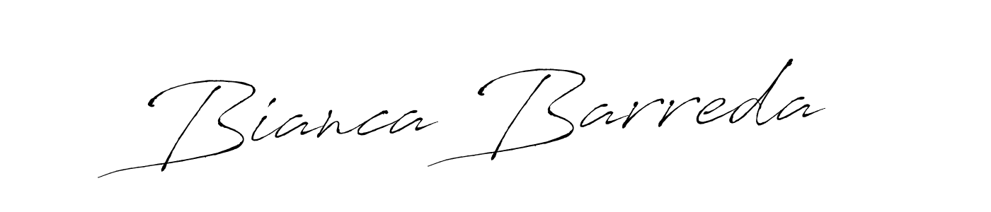 How to make Bianca Barreda name signature. Use Antro_Vectra style for creating short signs online. This is the latest handwritten sign. Bianca Barreda signature style 6 images and pictures png