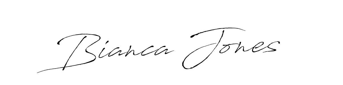 Bianca Jones stylish signature style. Best Handwritten Sign (Antro_Vectra) for my name. Handwritten Signature Collection Ideas for my name Bianca Jones. Bianca Jones signature style 6 images and pictures png