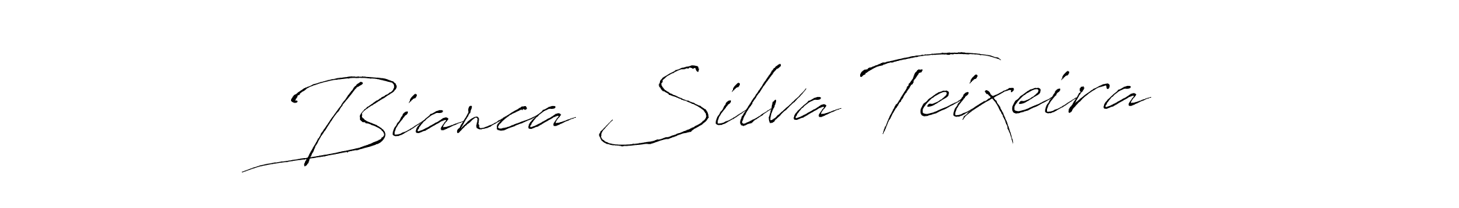 How to make Bianca Silva Teixeira name signature. Use Antro_Vectra style for creating short signs online. This is the latest handwritten sign. Bianca Silva Teixeira signature style 6 images and pictures png