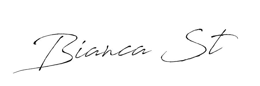 Best and Professional Signature Style for Bianca St. Antro_Vectra Best Signature Style Collection. Bianca St signature style 6 images and pictures png