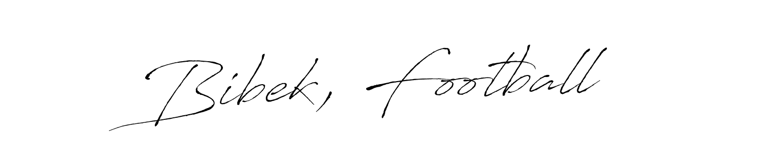 Antro_Vectra is a professional signature style that is perfect for those who want to add a touch of class to their signature. It is also a great choice for those who want to make their signature more unique. Get Bibek, Football name to fancy signature for free. Bibek, Football signature style 6 images and pictures png