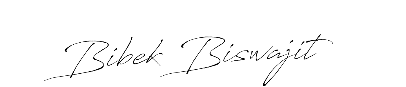 Make a beautiful signature design for name Bibek Biswajit. With this signature (Antro_Vectra) style, you can create a handwritten signature for free. Bibek Biswajit signature style 6 images and pictures png