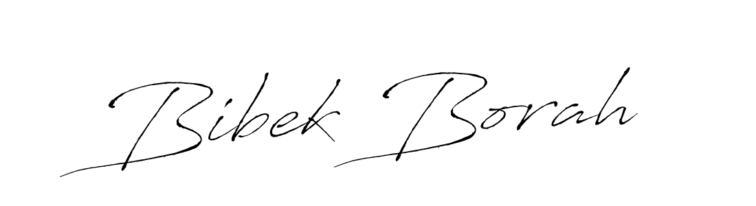 Design your own signature with our free online signature maker. With this signature software, you can create a handwritten (Antro_Vectra) signature for name Bibek Borah. Bibek Borah signature style 6 images and pictures png