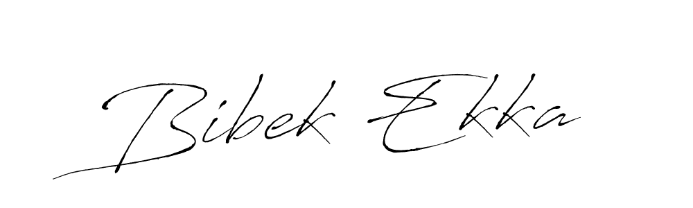 Use a signature maker to create a handwritten signature online. With this signature software, you can design (Antro_Vectra) your own signature for name Bibek Ekka. Bibek Ekka signature style 6 images and pictures png