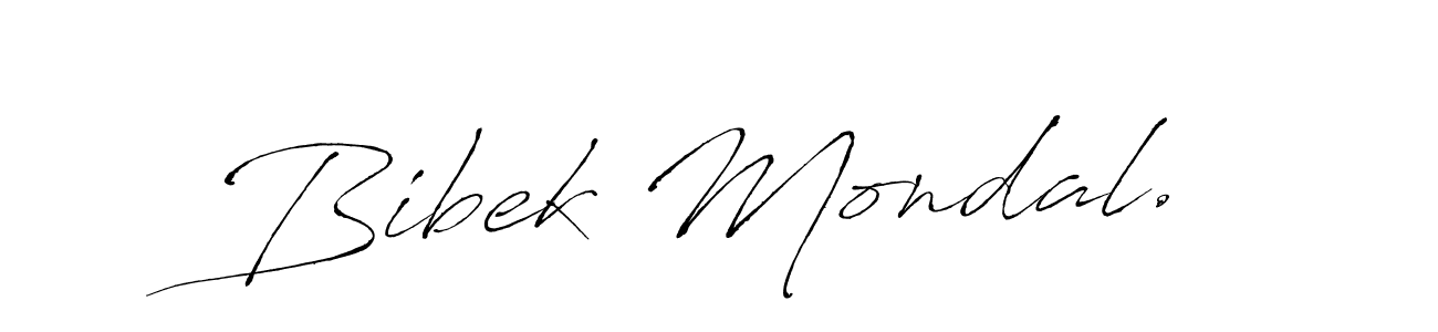 How to make Bibek Mondal. signature? Antro_Vectra is a professional autograph style. Create handwritten signature for Bibek Mondal. name. Bibek Mondal. signature style 6 images and pictures png