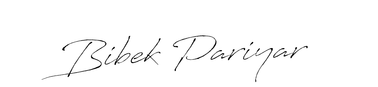 You should practise on your own different ways (Antro_Vectra) to write your name (Bibek Pariyar) in signature. don't let someone else do it for you. Bibek Pariyar signature style 6 images and pictures png