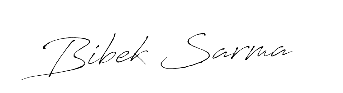 Design your own signature with our free online signature maker. With this signature software, you can create a handwritten (Antro_Vectra) signature for name Bibek Sarma. Bibek Sarma signature style 6 images and pictures png